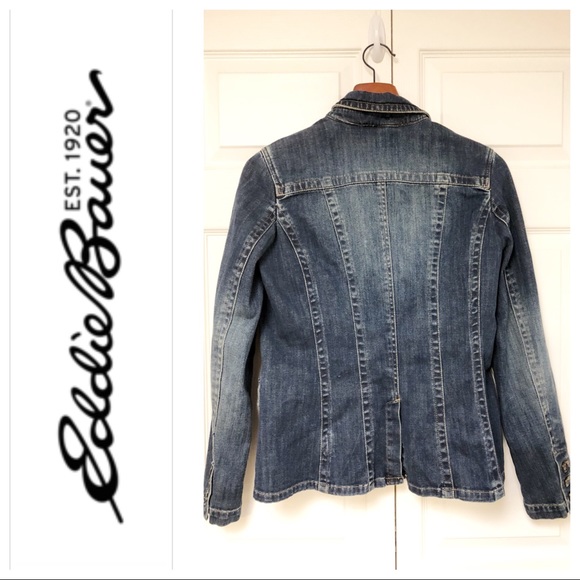 VINTAGE EDDIE BAUER DENIM JACKET - Picture 2 of 4